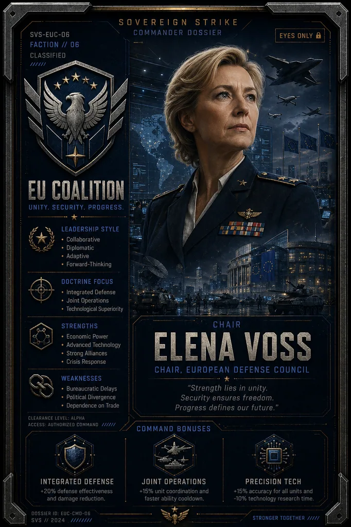 Elena Voss dossier — European Defense Council